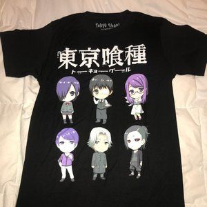 Funimation Tokyo Ghoul characters shirt